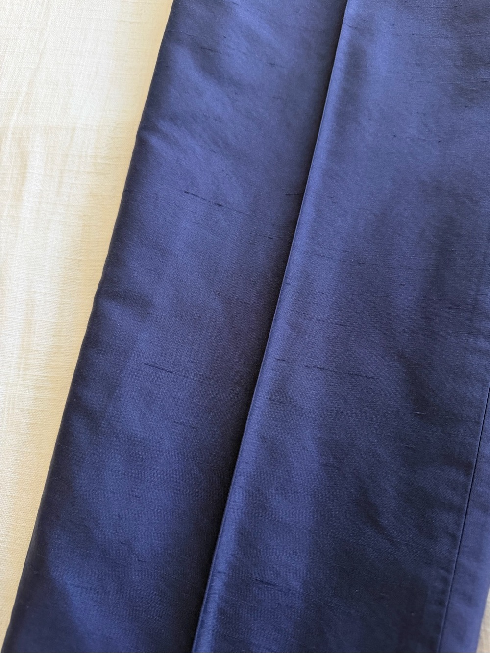 Talbots 100% Silk Shantung Pants Purple Size 4 - Picture 13 of 13